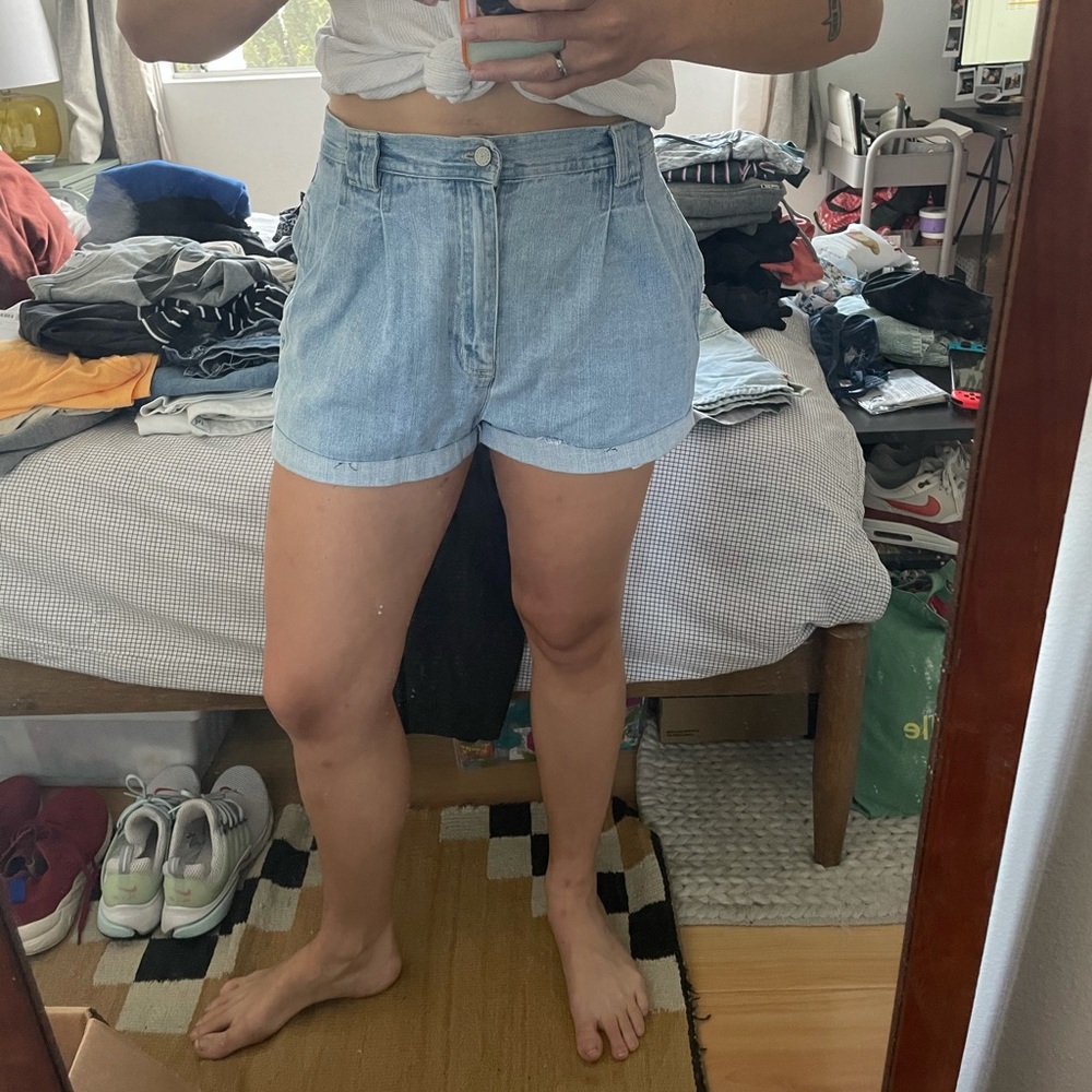 Vintage denim shorts